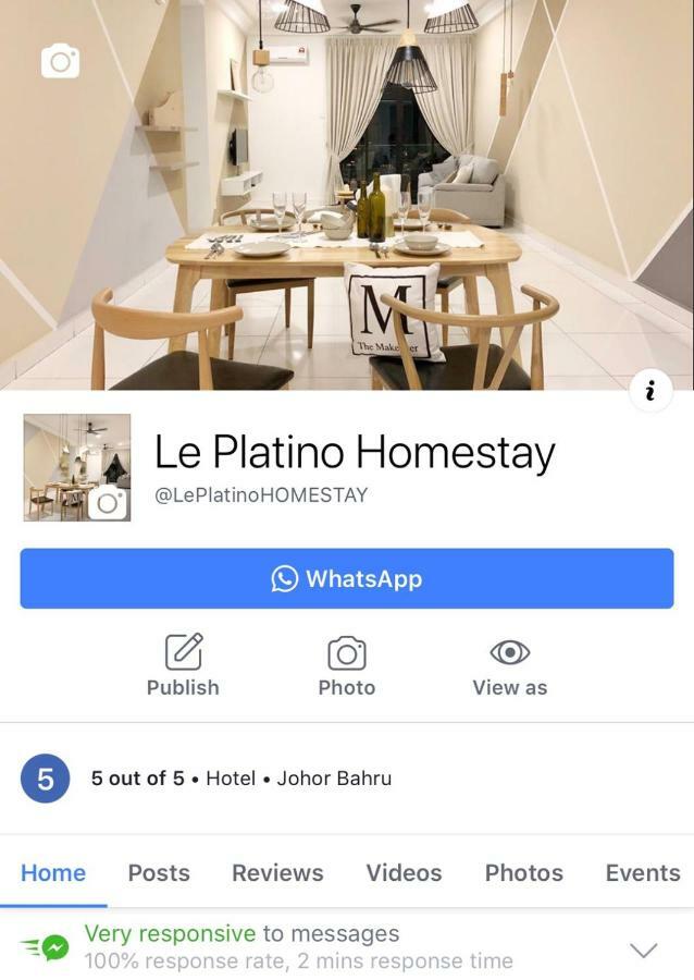 Johor Bahru Paradigm Leplatino Homestay Dış mekan fotoğraf